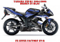 Preview: EV-R Blau für Yamaha YZF R1 2004-2006